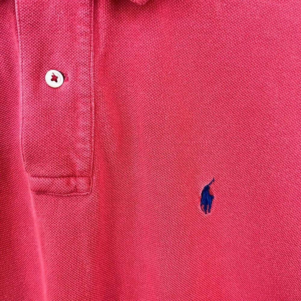 Polo Ralph Lauren Polo Shirt Mens XL Red Blue Pony Country Club Preppy Golf